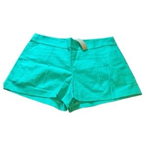 J Crew Green Tailored Shorts